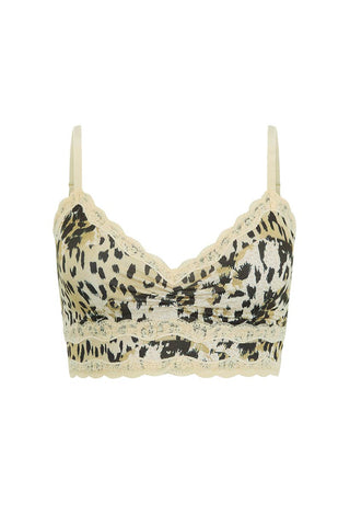 Snow Leopard Lace Bralette